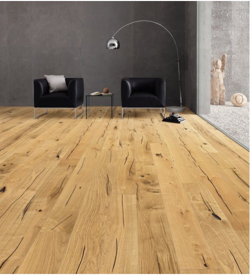 德国汉诺地板三层橡木Plank 1-Strip 4V Ancient Oak brushed 529067